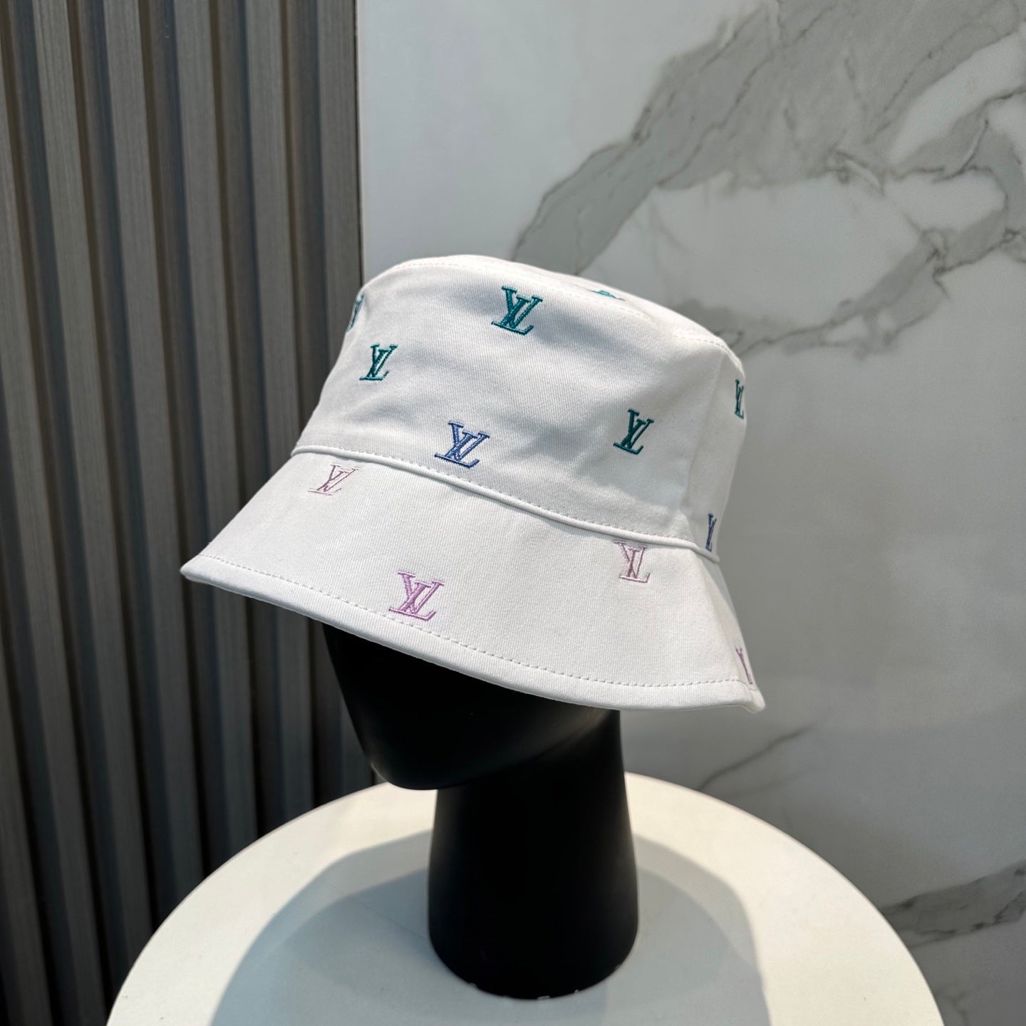 Double-sided embroidered fisherman's cap 1025092507
