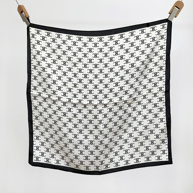New French Retro Presbyterian Satin Scarf 1024051517
