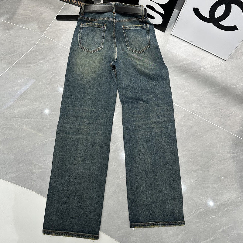 New Versatile Casual Straight Jeans PF1023101228