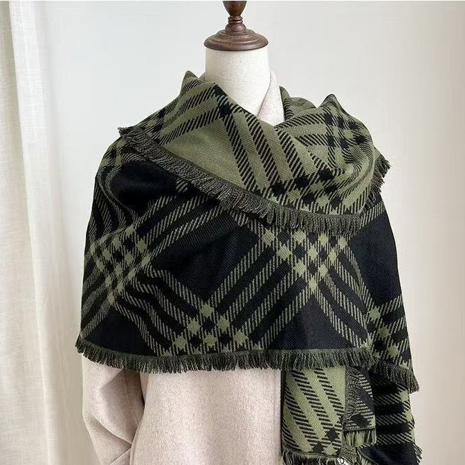 Fashion Casual Plaid Shawl 1025090806