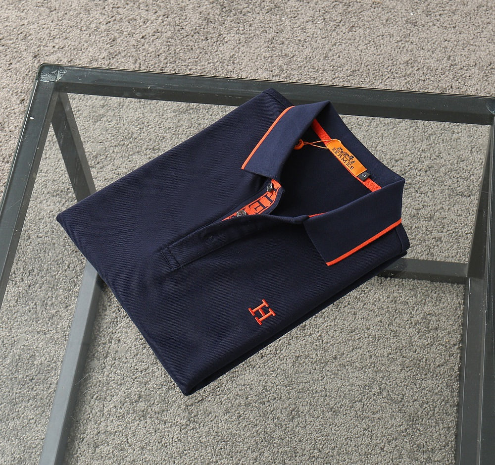 HMS fashion men's stand collar polo long sleeve 0725092903