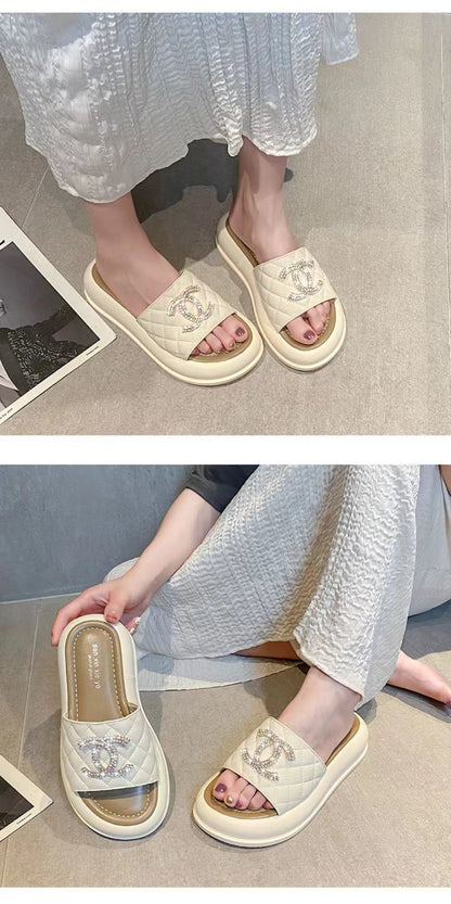New Style Thick Sole Fashion Personalized Lazy Shoes 1024052113