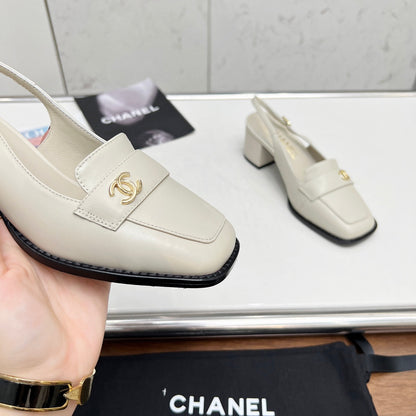 Chane1 top fashion classic flat toe thick heels 0724030818
