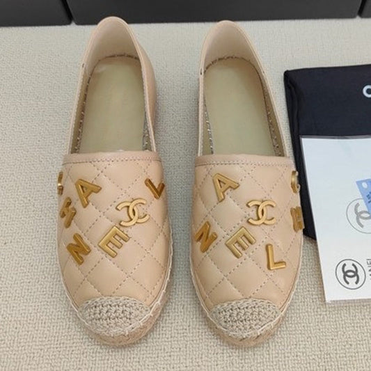 Fashion new leather straw woven fisherman's shoes PD10063025