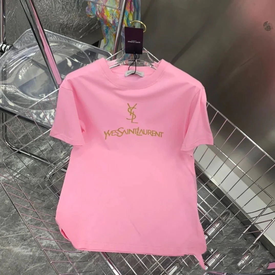 Trendy New High-end Printed Short Sleeve Loose Large Size Fashion Explosions Men's And Women's 1024031110