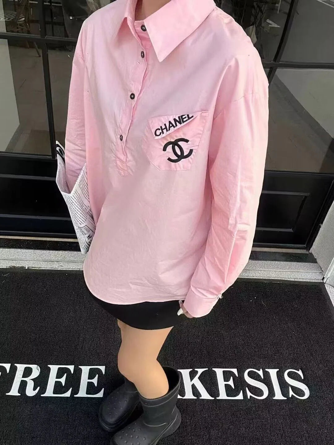 New Irregular Pullover Shirt 1024031306