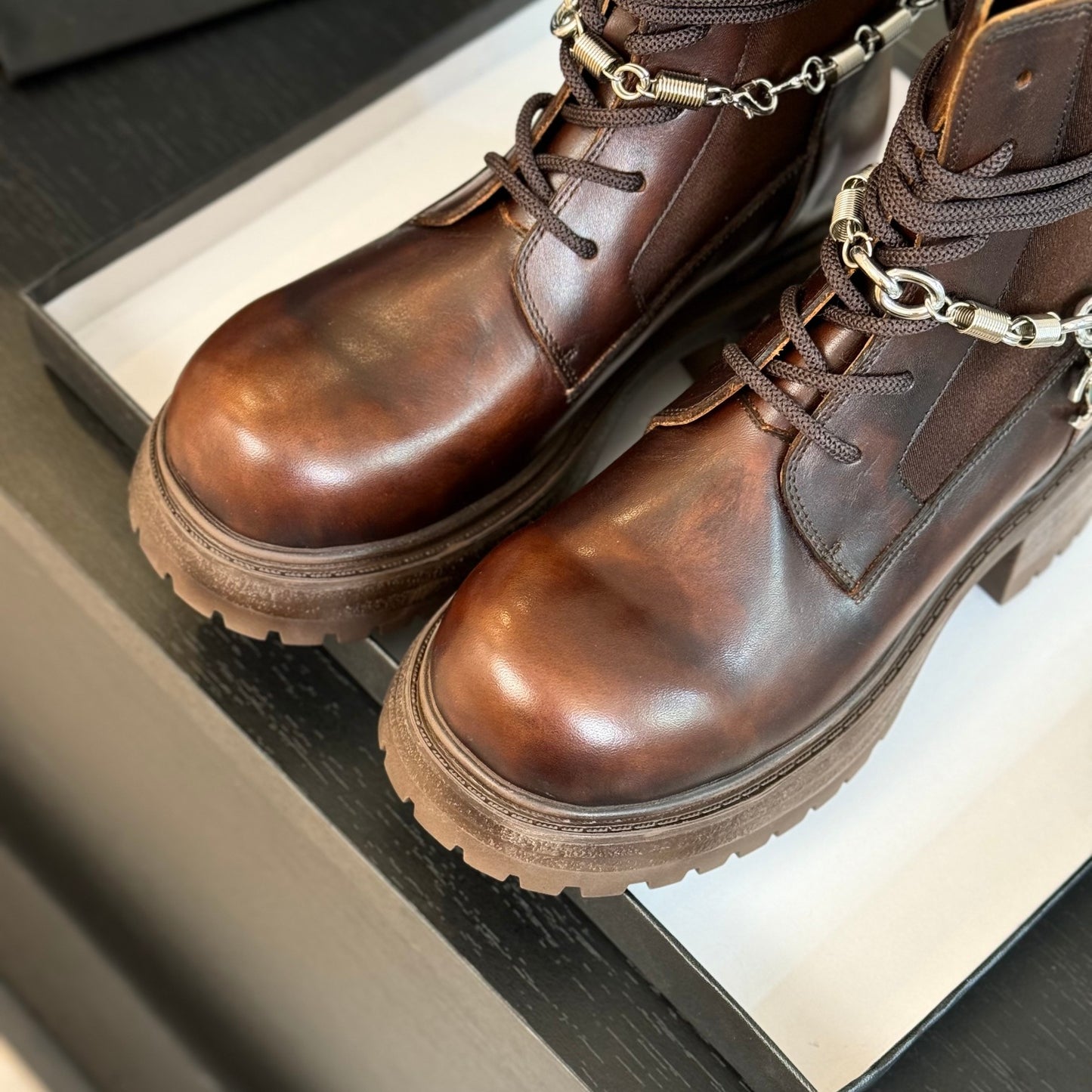 CNL letter buckle Martin boots 0724121102