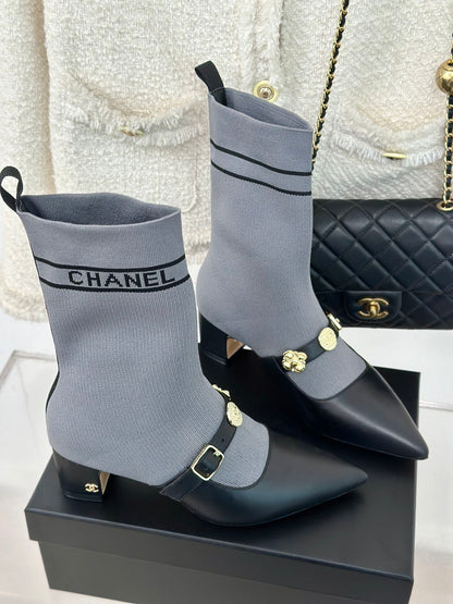 CNL25ss new fashionable sock boots 0725090804