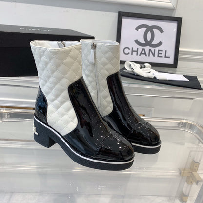 CNL fashionable rhombus leather boots 0724102317