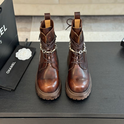 CNL letter buckle Martin boots 0724121102