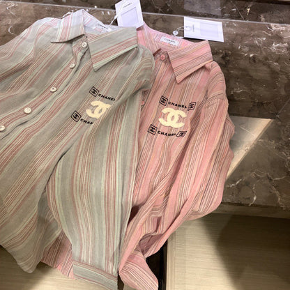 CN fashion striped shirt XC0723092601