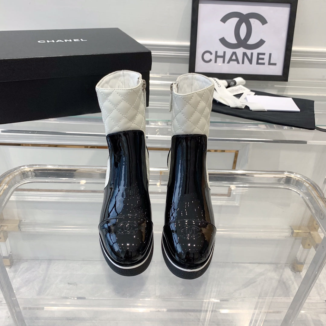 CNL fashionable rhombus leather boots 0724102317