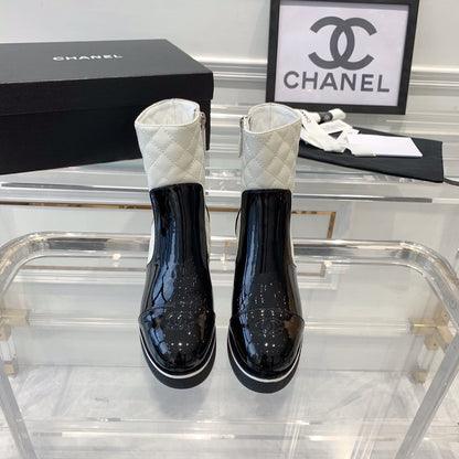 CNL fashionable rhombus leather boots 0724102317