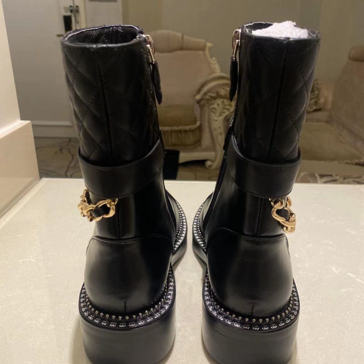 Woemn Classic Chain Martin boots 900092701