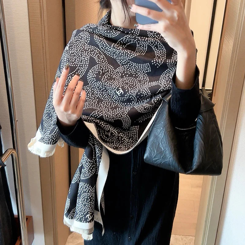 Fashion double-sided cashmere scarf 1024093005