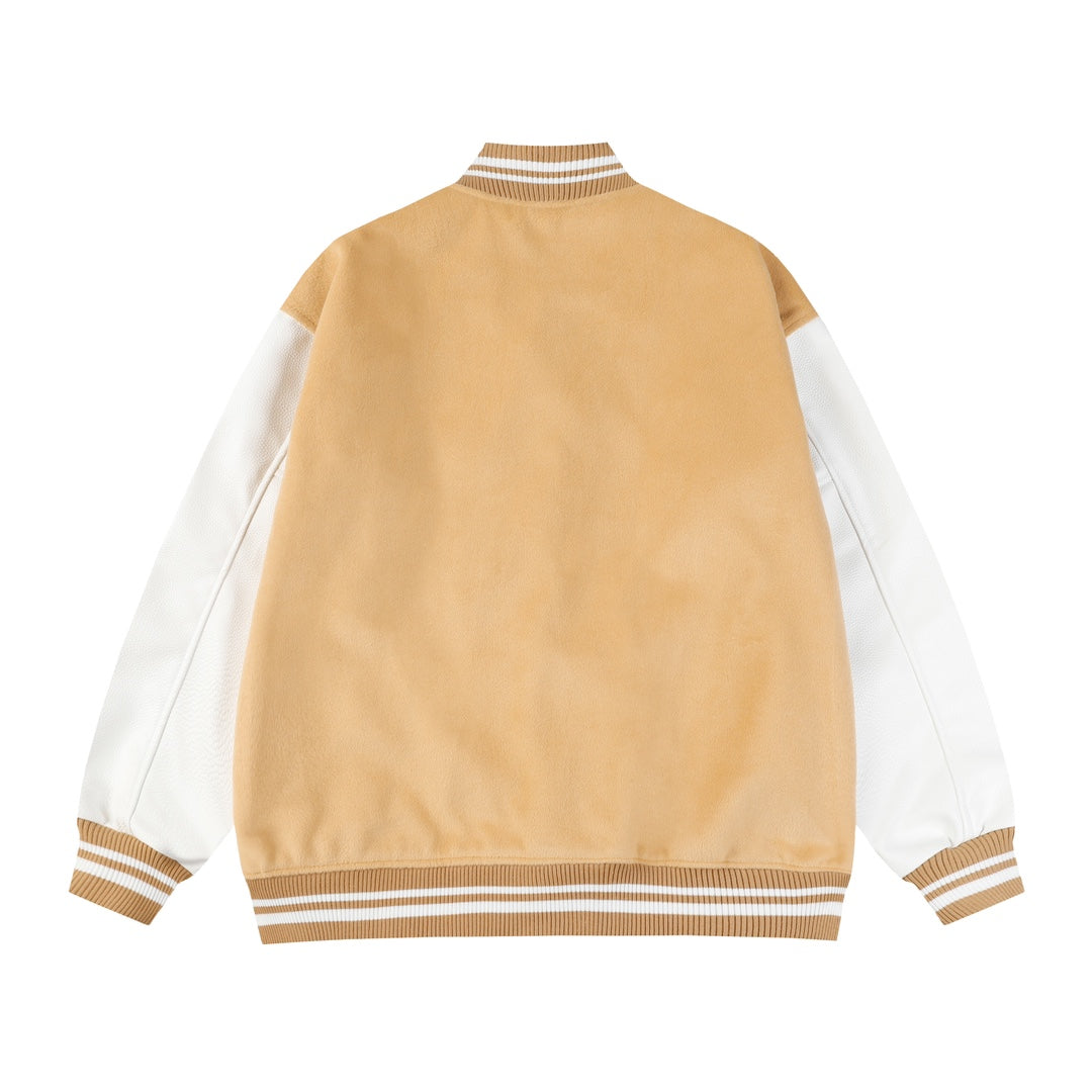 New Versatile Towel-Embroidered Baseball Jacket 1025092511