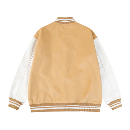 New Versatile Towel-Embroidered Baseball Jacket 1025092511