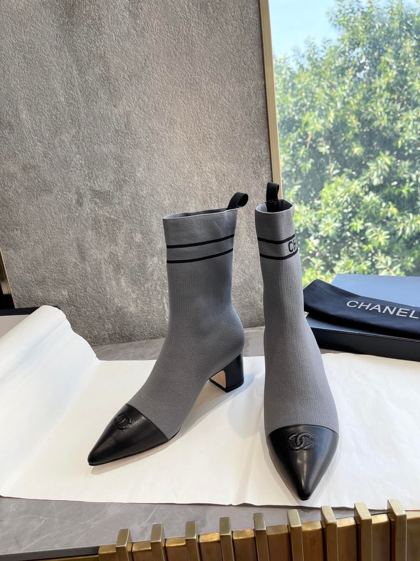 CNL25ss new fashionable sock boots 0725090807