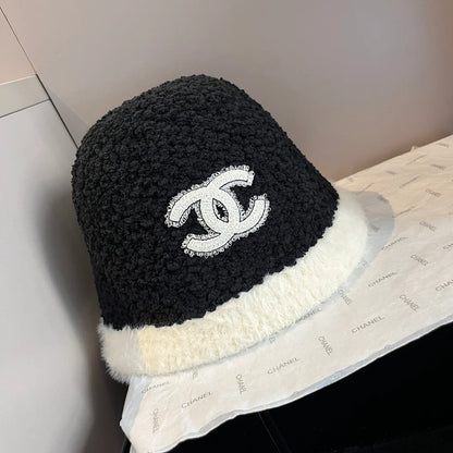 Fashion and versatile lamb wool fisherman cap 1024101807