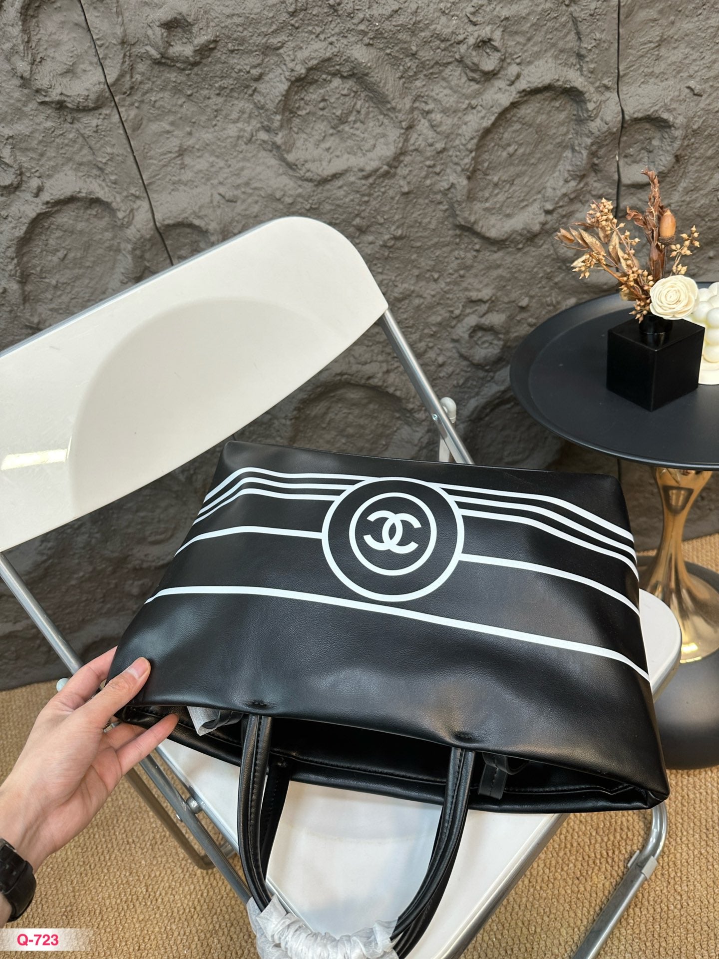 CNL Fashion Leather Top Handle Tote Bag 0724082609