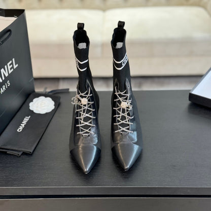 CNL25ss new fashionable sock boots 0725090806