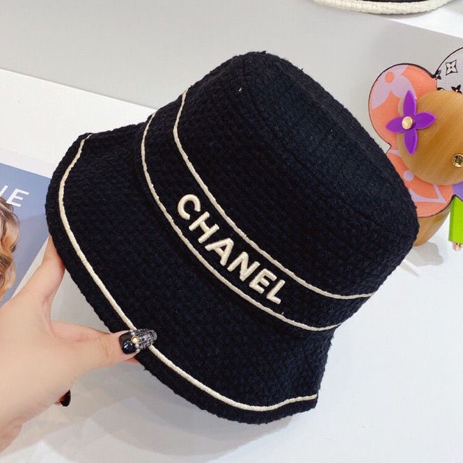 Fashion New Slub Wool Thread Knit Bucket Hat  PD1023071406
