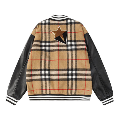 New Versatile Towel-Embroidered Baseball Jacket 1025092510