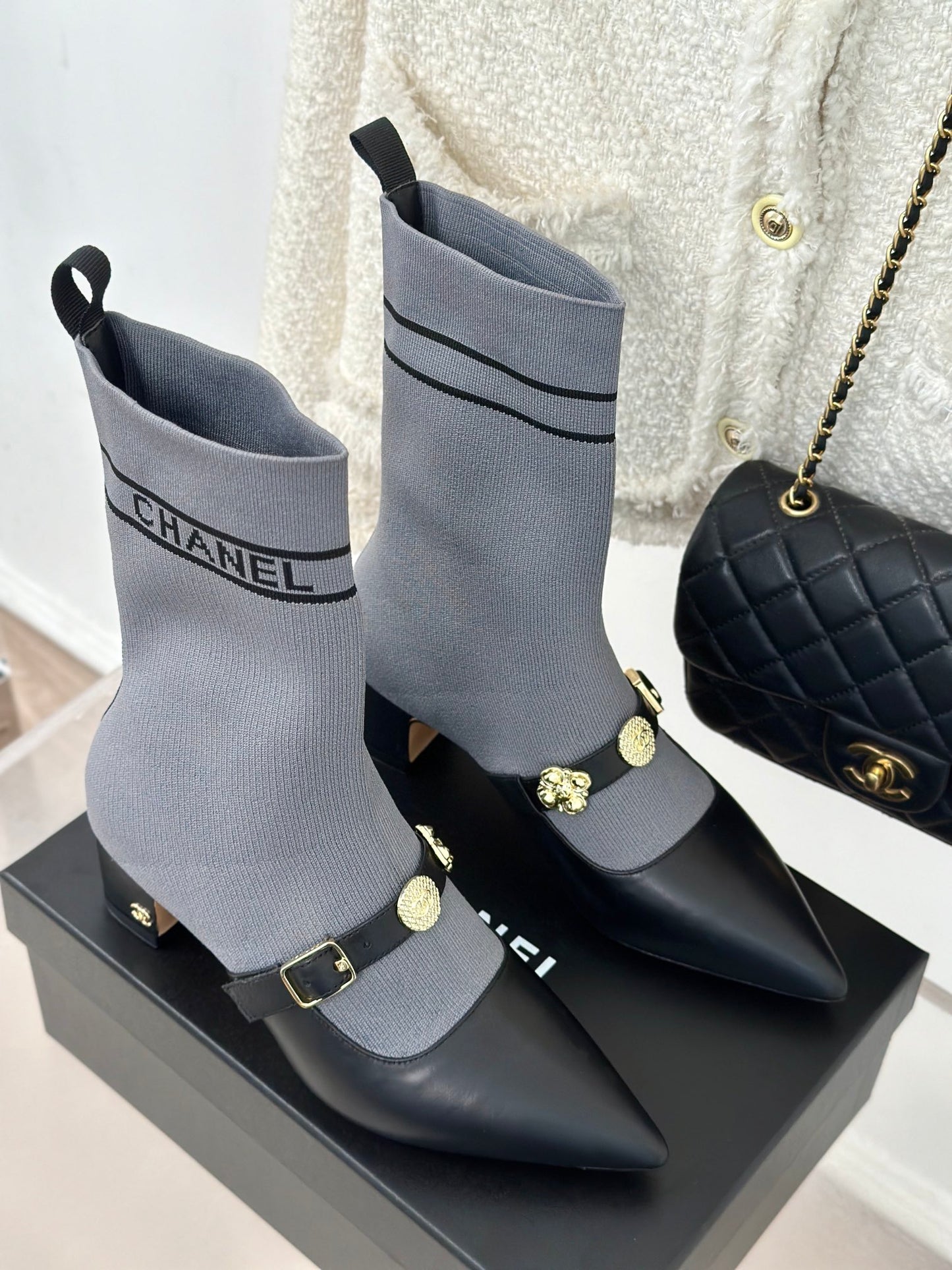 CNL25ss new fashionable sock boots 0725090804