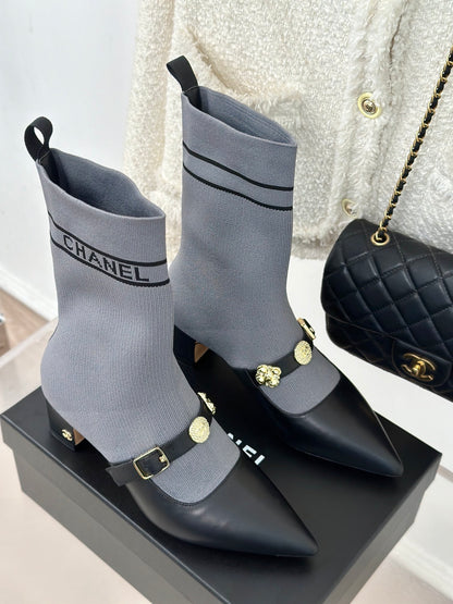 CNL25ss new fashionable sock boots 0725090804