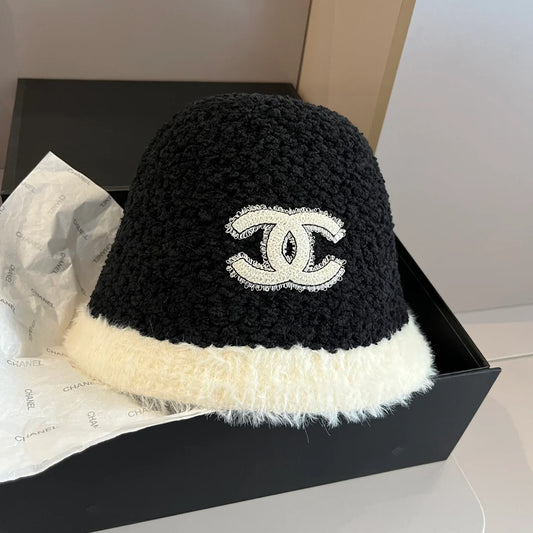 Fashion and versatile lamb wool fisherman cap 1024101807