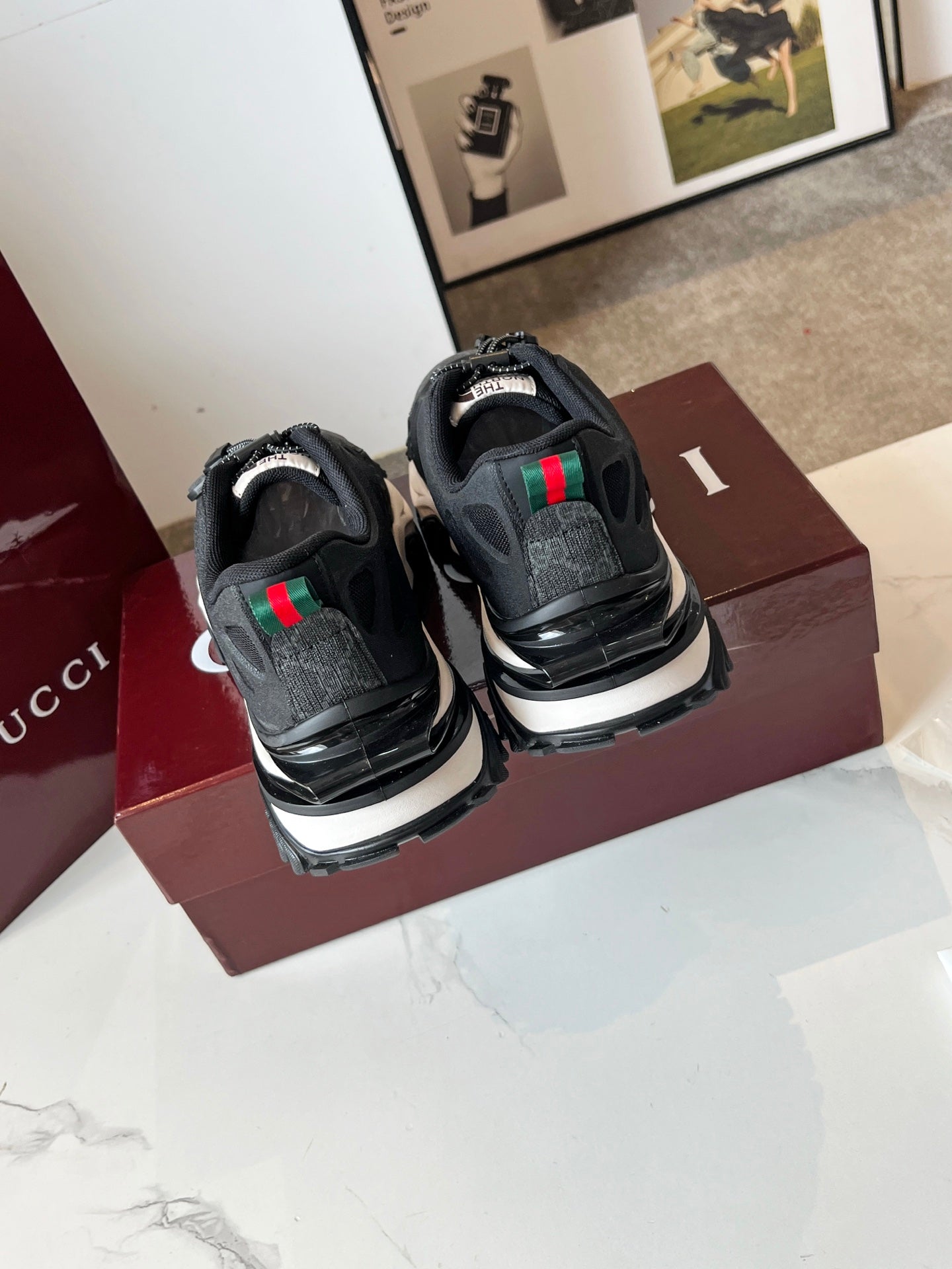 GG men's casual sneakers with print 0725092902