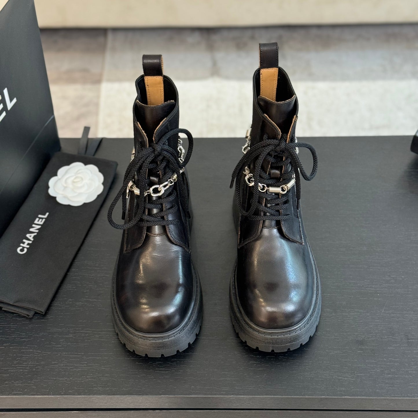CNL letter buckle Martin boots 0724121102