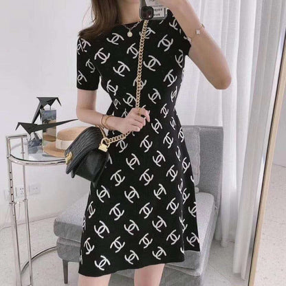 Women's trendy printed dress PD10041029