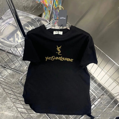 Trendy New High-end Printed Short Sleeve Loose Large Size Fashion Explosions Men's And Women's 1024031110