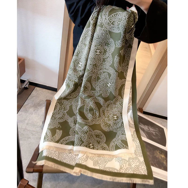 Fashion double-sided cashmere scarf 1024093005
