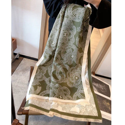 Fashion double-sided cashmere scarf 1024093005