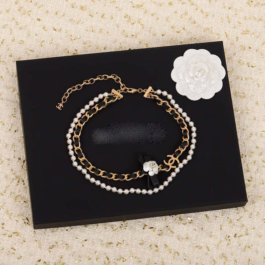 Camellia necklace