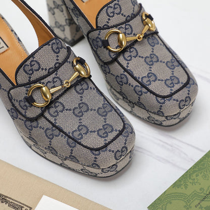 New Women's Horsebit Mid-heeled Sandals and High Heels