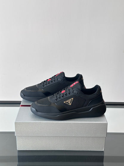 PR Mesh lace-up sneakers 0725061201