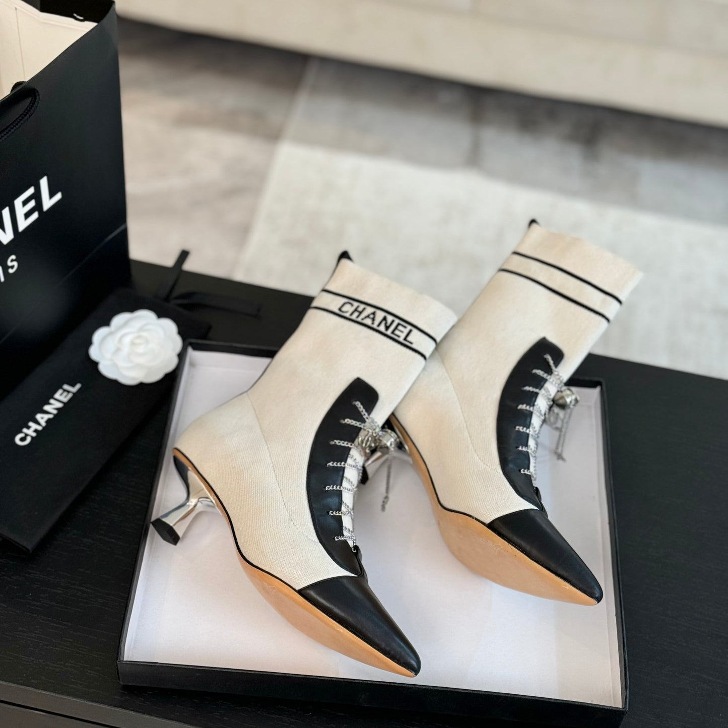 CNL25ss new fashionable sock boots 0725090806