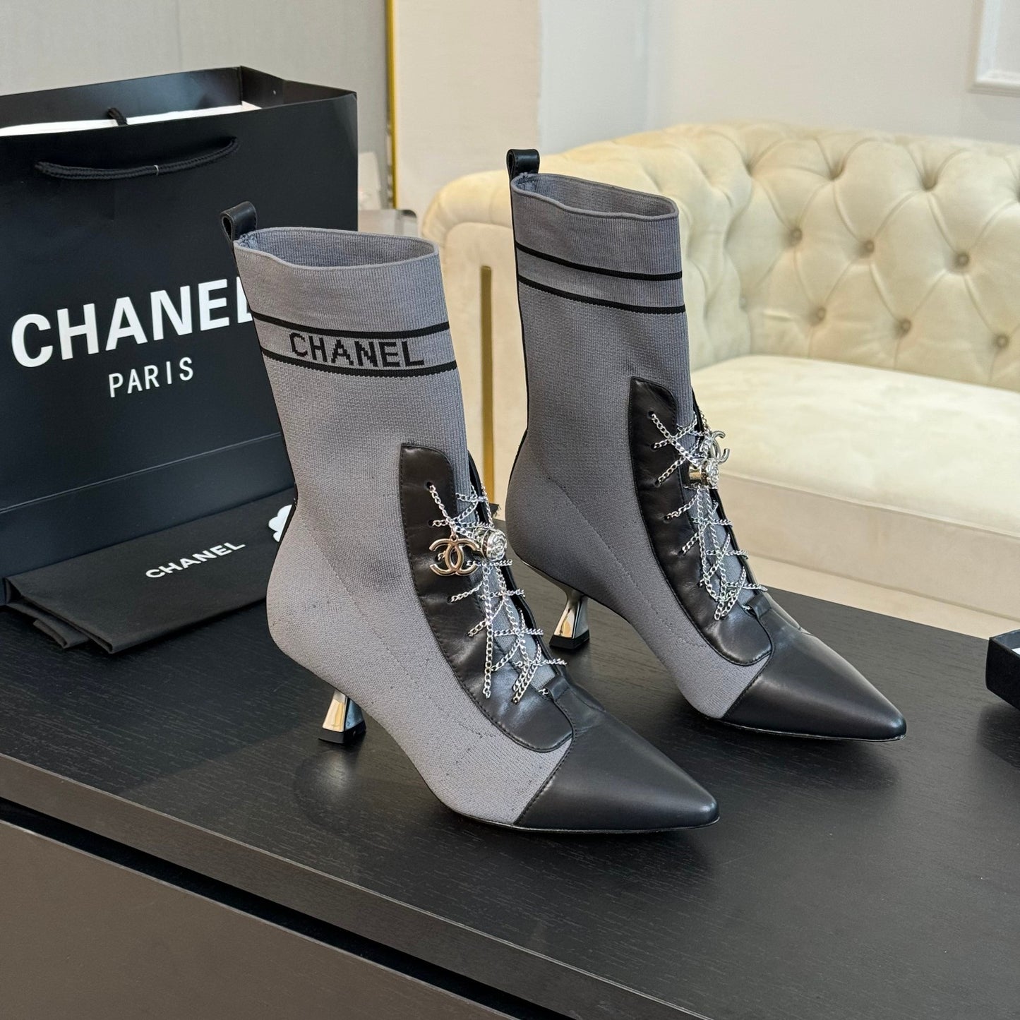 CNL25ss new fashionable sock boots 0725090806