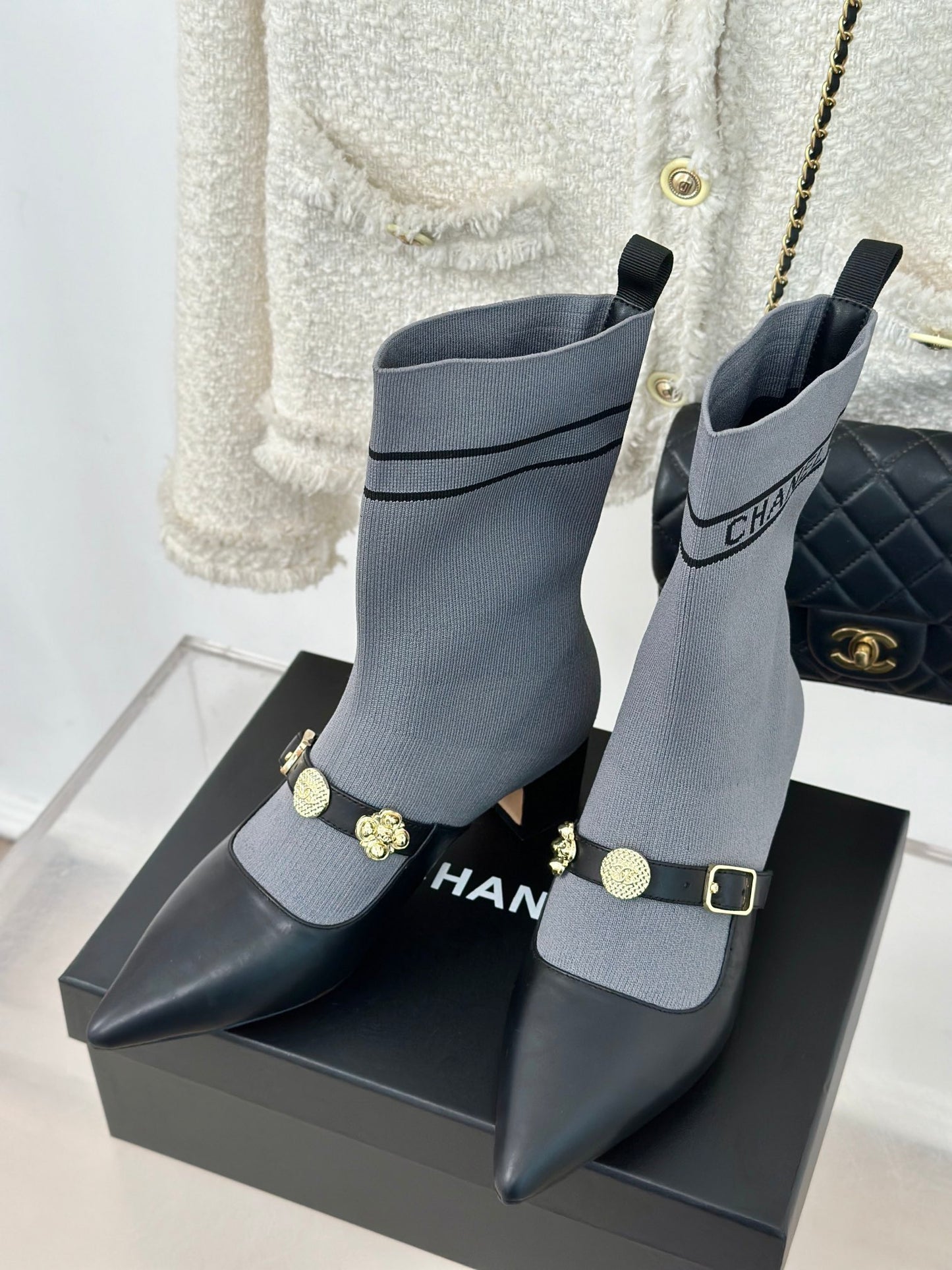 CNL25ss new fashionable sock boots 0725090804