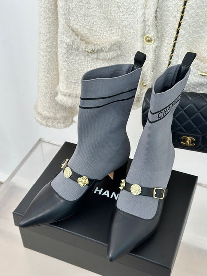 CNL25ss new fashionable sock boots 0725090804