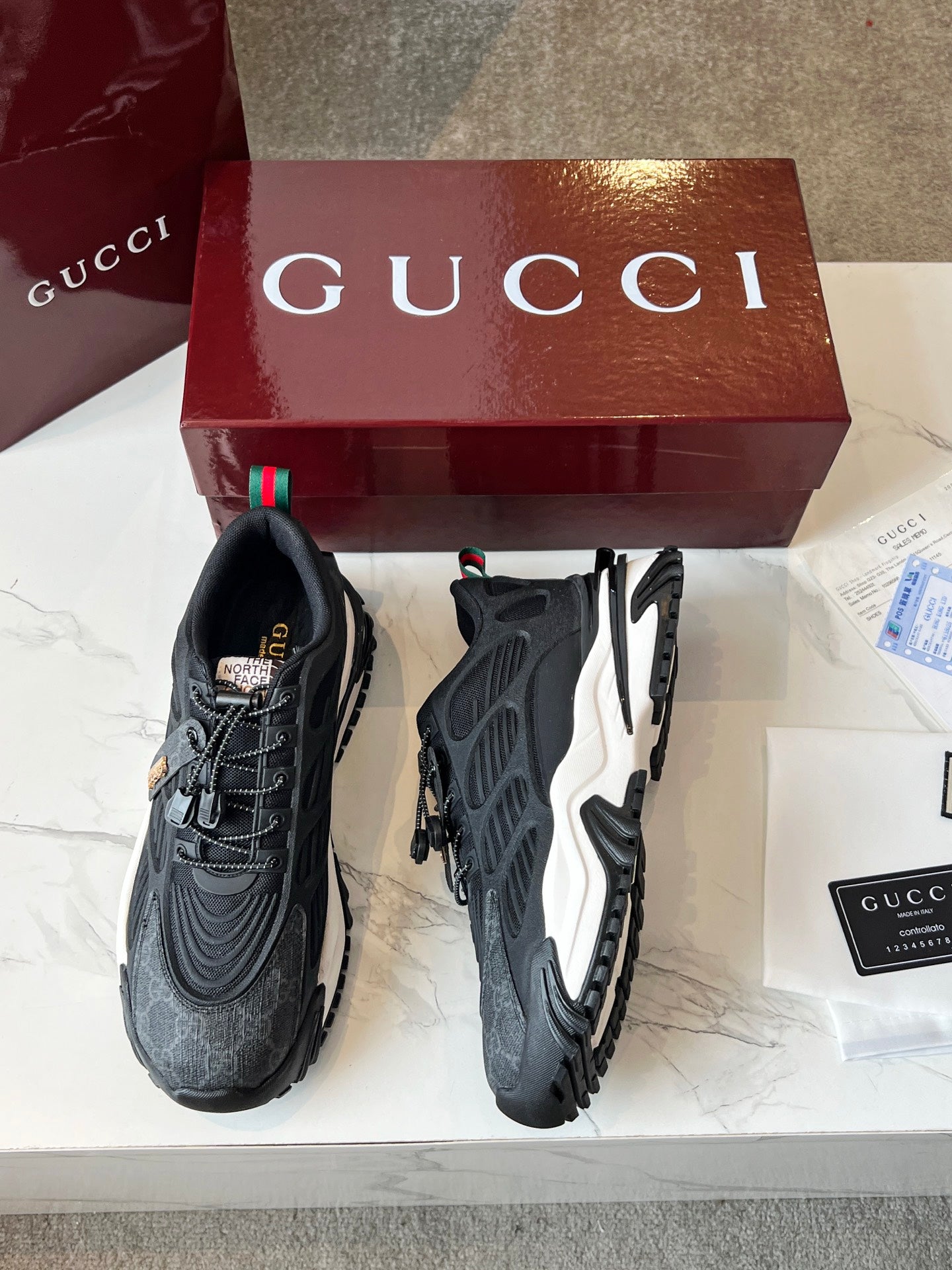 GG men's casual sneakers with print 0725092902