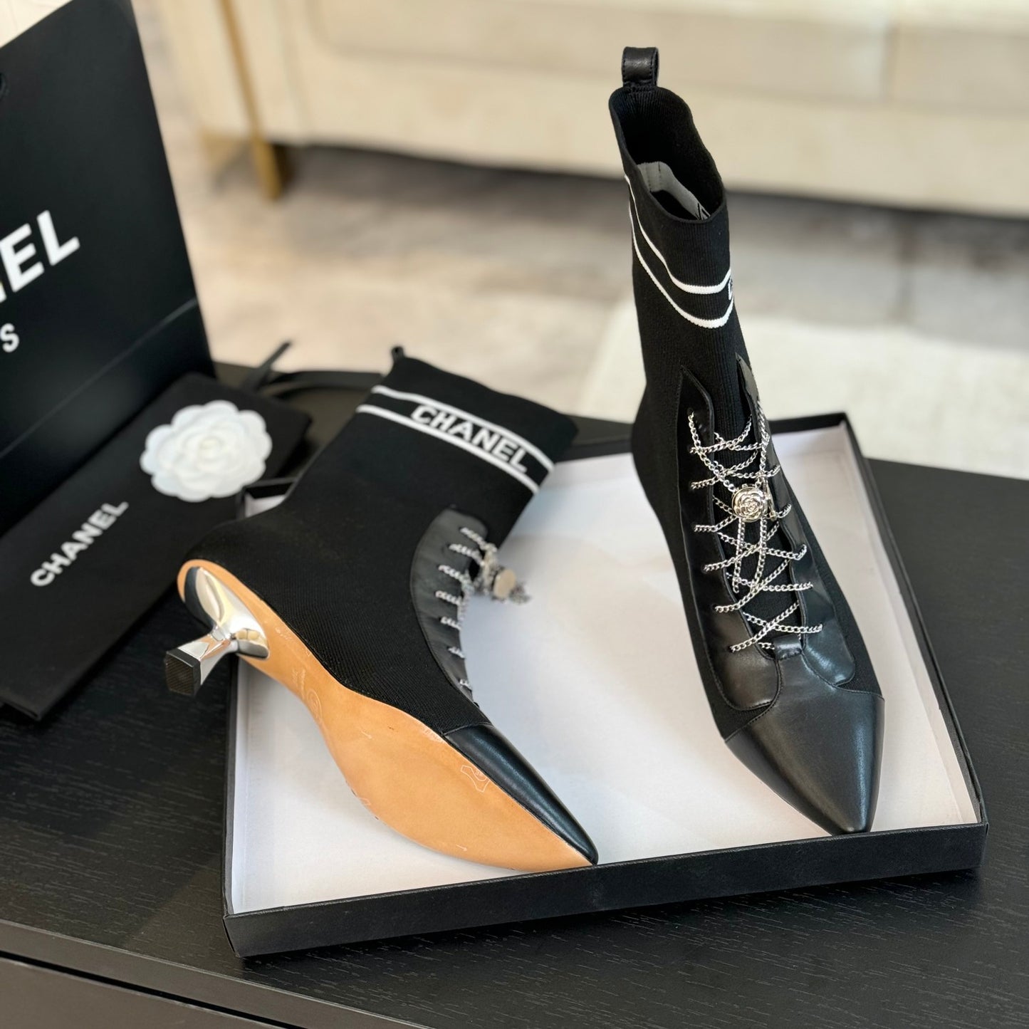 CNL25ss new fashionable sock boots 0725090806