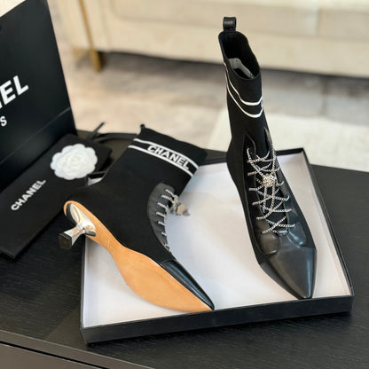 CNL25ss new fashionable sock boots 0725090806